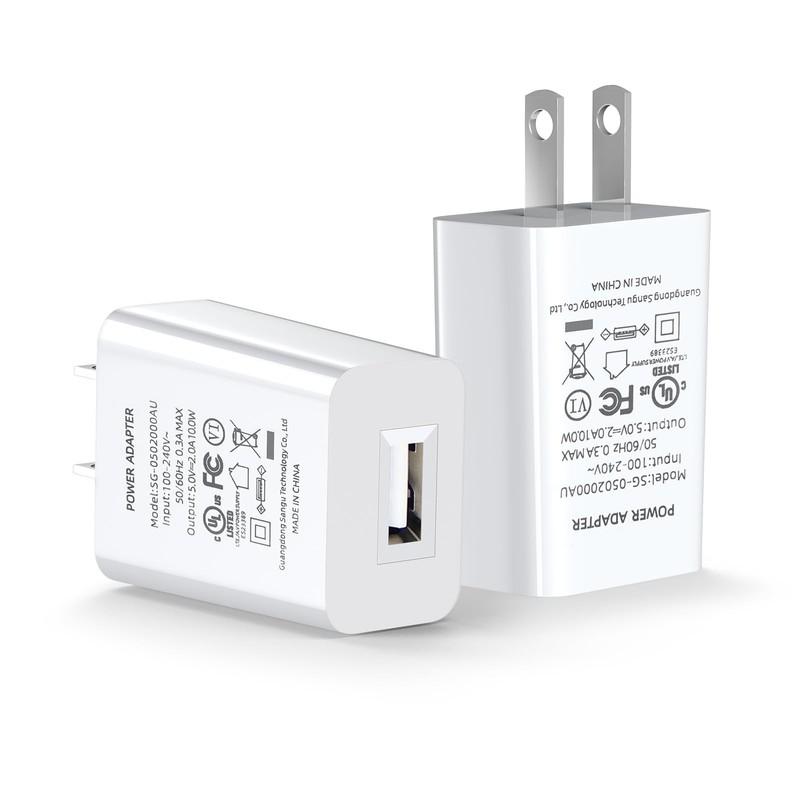 2-Pack Power Adapter Compatible with Outdoor WYZE Cam, Blink Mini, Nest Cam, Rin