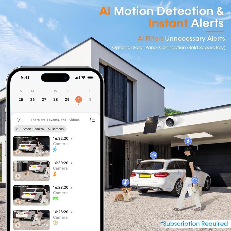 Security Cameras Wireless Outdoor: Magnetic 2-Pack Install-Free Indoor Smart ... gallery