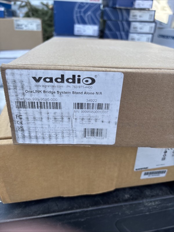 *NEW* Vaddio 999-9595-000 OneLINK Bridge System Stand Alone N/A