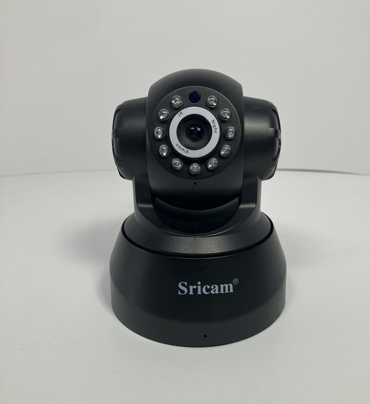 Sricam Wireless IP Camera Security Camera Pan/Tilt Night Vision Untested