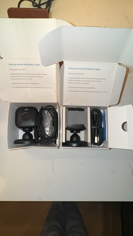Blink Security Camera Bundle: 2 cameras, 1 doorbell camera gallery