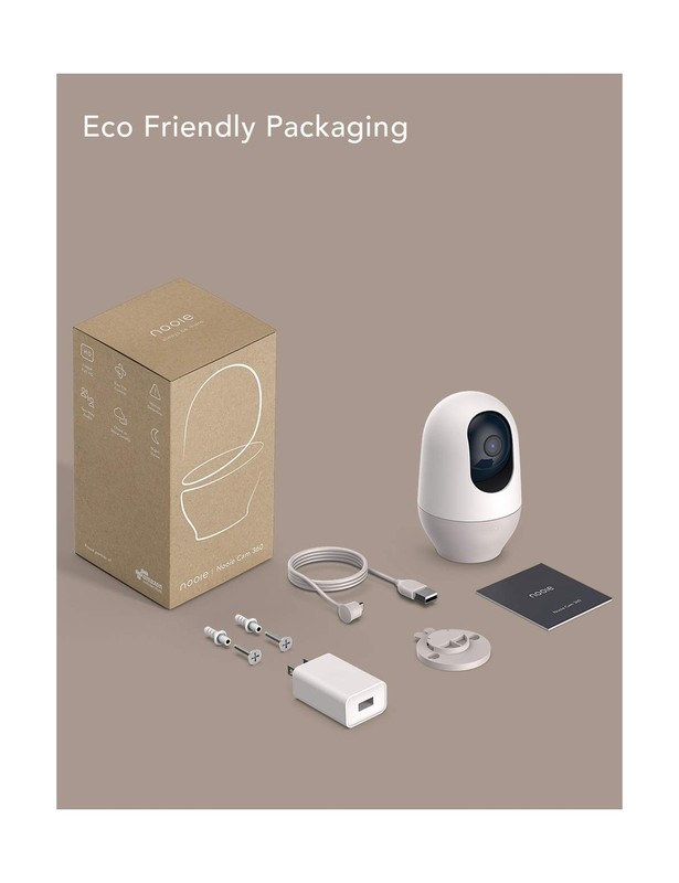 Nooie Baby Monitor, WiFi Pet Camera Indoor, 360-degree IP Camera, 1080P Home ... gallery