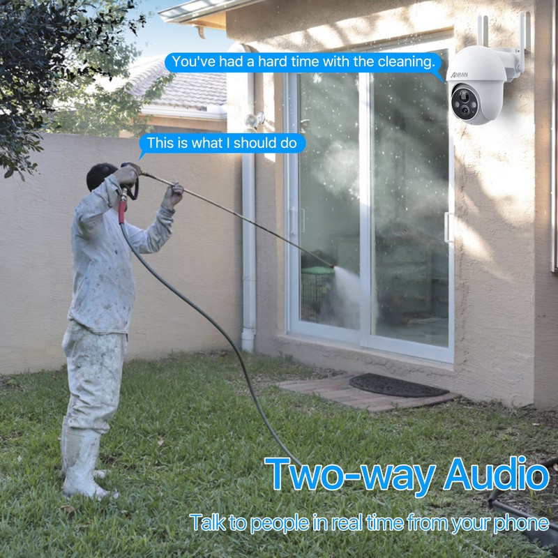 Solar Security Camera with Spotlight — 2K 360° Wireless Outdoor gallery