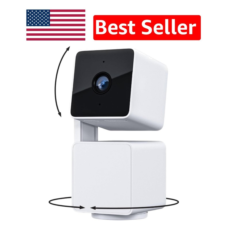 AI Motion Tracking Indoor/Outdoor 1080p Camera with Cloud Storage Options