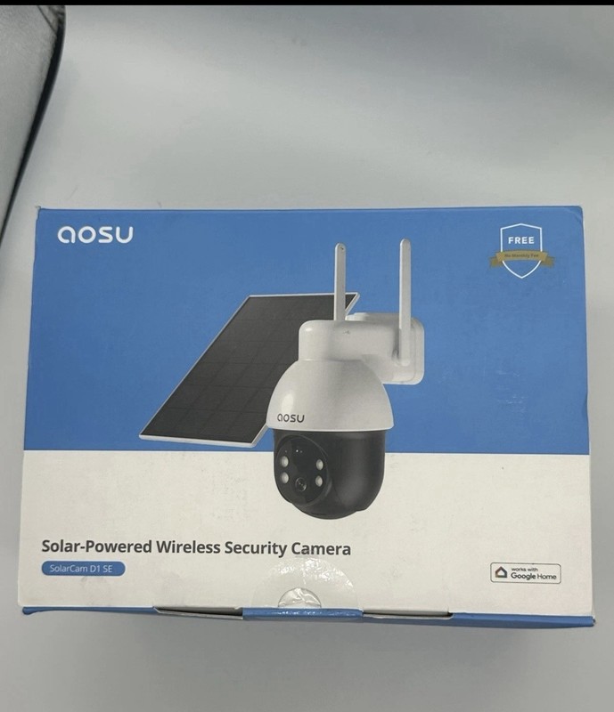 Aosu SolarCam D1 SE Security Camera Wireless C9E2CA11 Brand New