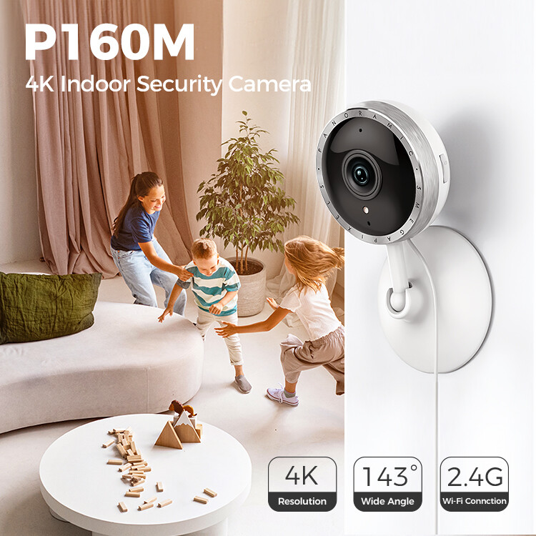 Indoor Camera Alarm Clock WiFi 1080P Motion Detection Night Vision 2 Way Talk gallery