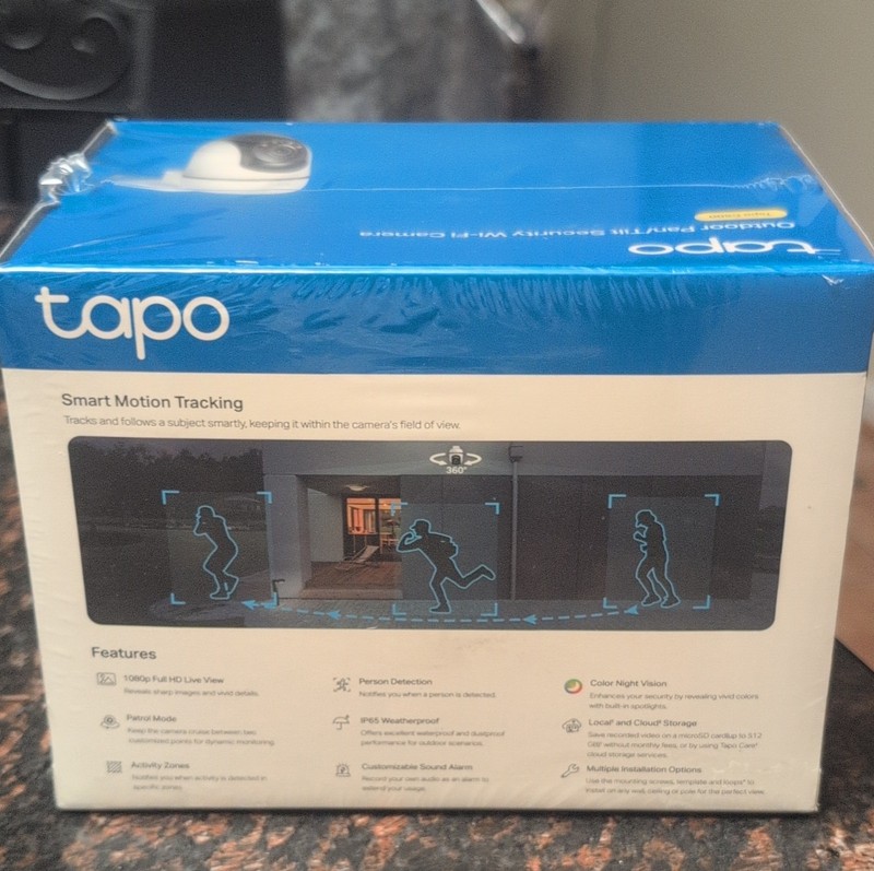 TP-Link Tapo C500 Outdoor Pan-Tilt Wi-Fi Camera 1080p Color Night Vision 2024 gallery