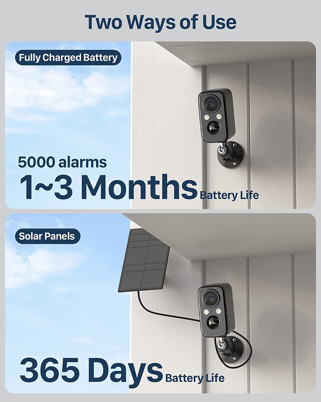 Security Cameras Wireless Outdoor: Cameras for Home Security Wifi Camera with…