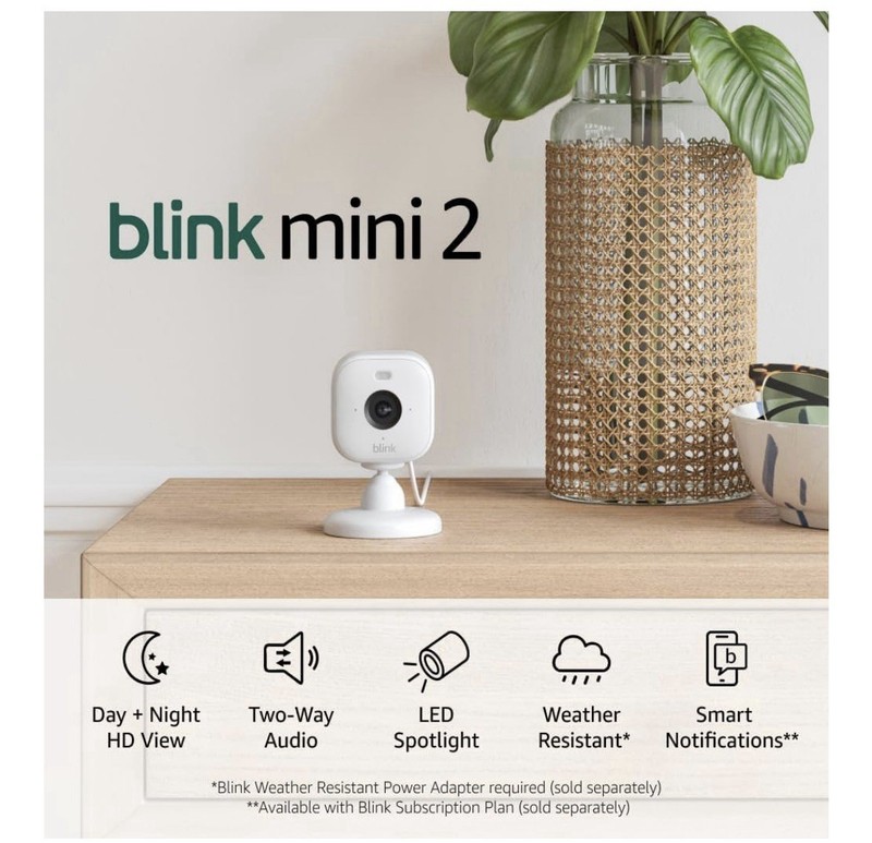 Mini Home Security Camera, color night view, motion detection, two-way audio, gallery