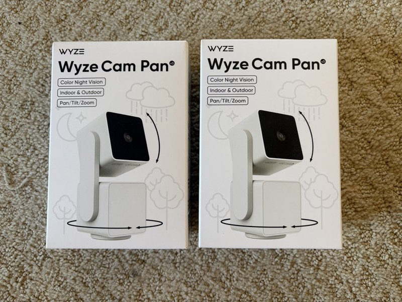 Wyze Cam Pan Indoor Outdoor Security Camera | Brand New | Sealed | Lot of 2