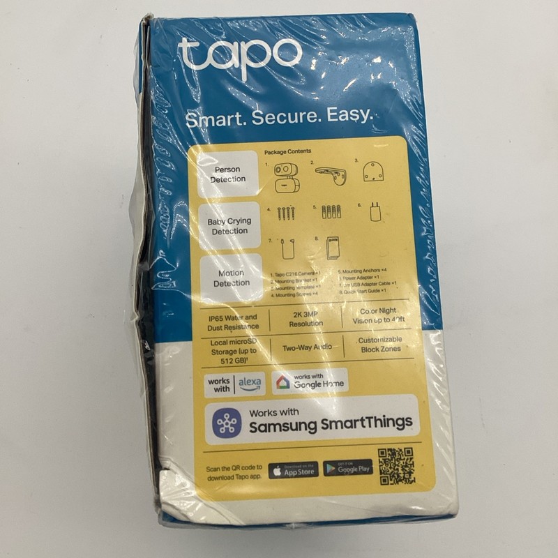 Tapo 2K 3MP Pan/Tilt Security Camera - Person/Baby Indoor/Outdoor TP-Link Camera gallery