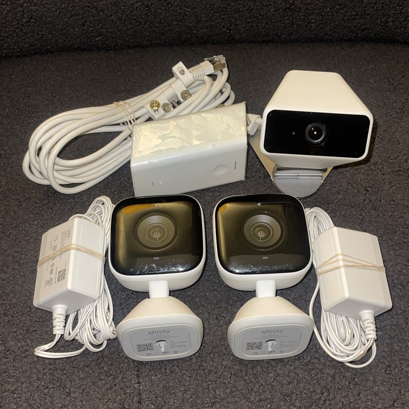 2 Xfinity Xcam3 & 1 Xcam2 Security Cameras
