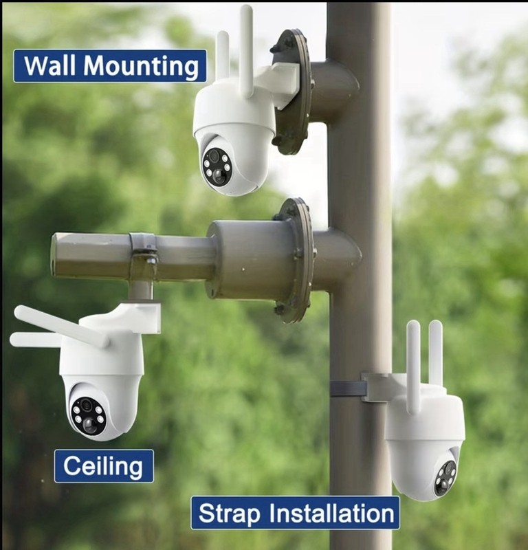4G LTE Security Camera Wireless Outdoor Solar Panel Area Without WiFi Signals gallery
