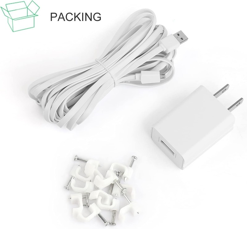 Power Adapter for Ring/Indoor Cam 2nd Gen and Ring/Indoor Cam1st Gen, with 25... gallery