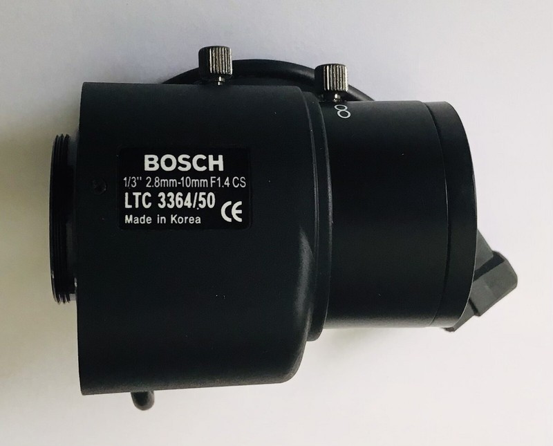 BOSCH LTC 3364/50 W/ 2.8~10mm 1/3” F1.4 CS CAMERA LENS (LOT OF 2) – PREOWNED