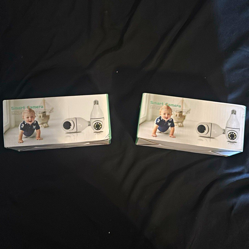 Smart Camera 2-Pack Wi-Fi IP Surveillance Cameras Night Vision White