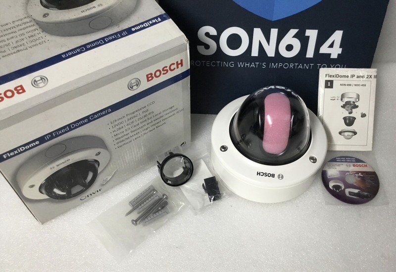 Bosch NDN-498V03-22PS FlexiDome Security IP Color Camera W/ 2.8-10mm IVA WDR NIB gallery