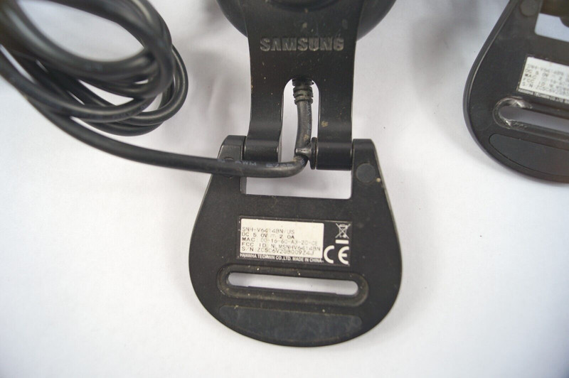 LOT (2) SAMSUNG SNH-6414BN Wireless SmartCam Security HD Plus 1080 Wi-Fi D323 gallery