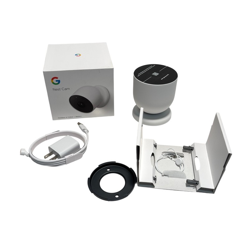Google Nest Cam GA01317-US Outdoor/Indoor Battery Operated Security Camera