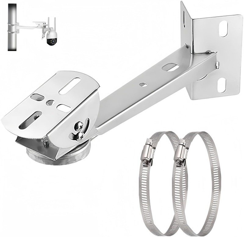 Security Camera Corner Pole Mounting Bracket Universal Wall Holder Stand I Type