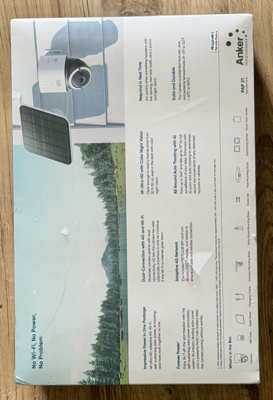 eufy 4G LTE Cam S330 4K Cellular Wireless Security Camera Solar Powered+SIM Card gallery
