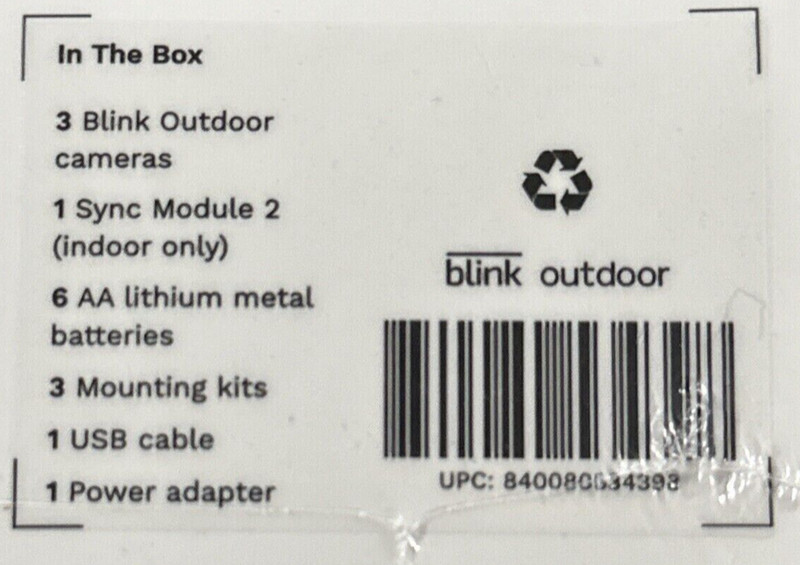 Blink Outdoor 3rd Gen Home Security 3 Cameras FULL HD & Sync Module WiFi NEW ⭐️ gallery
