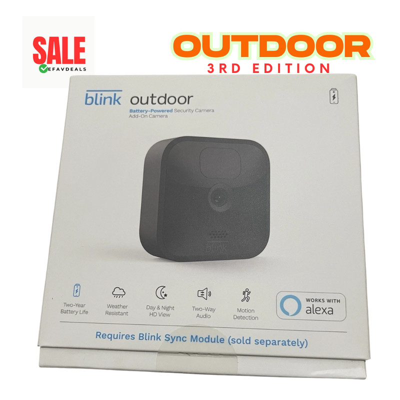 Blink Outdoor (3rd Gen) Add-On Home Security Camera | HD Video work with XT1 XT2 gallery