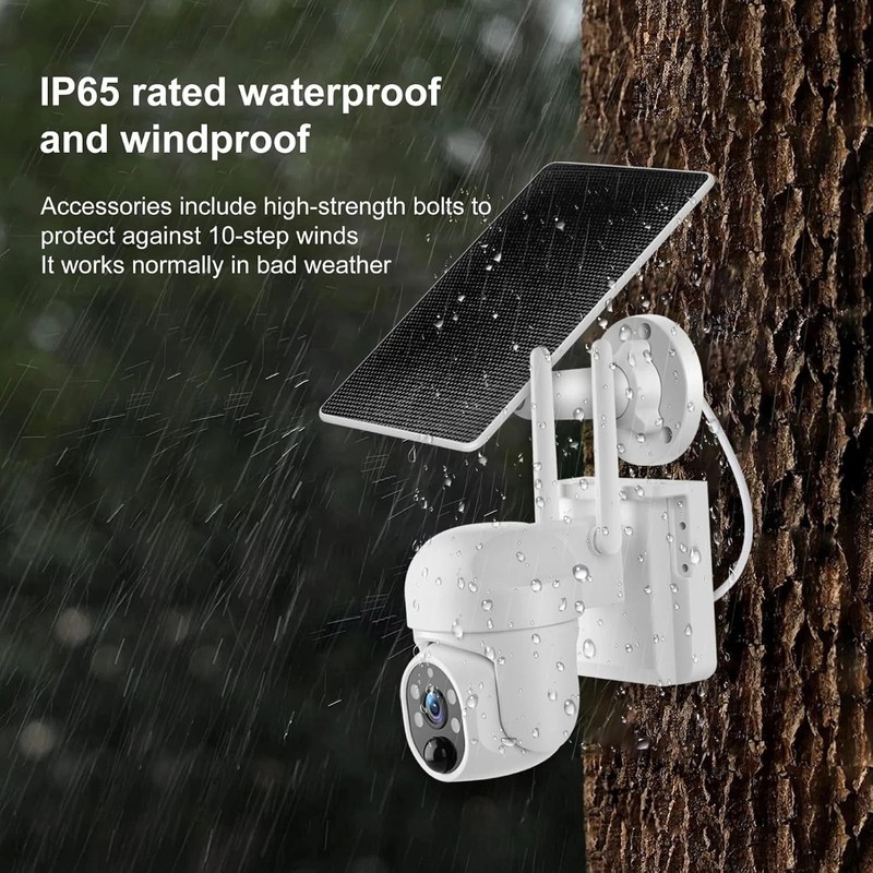 4G LTE Cellular Security Camera No WiFi Solar Outdoor Night Vision With SIM Card gallery