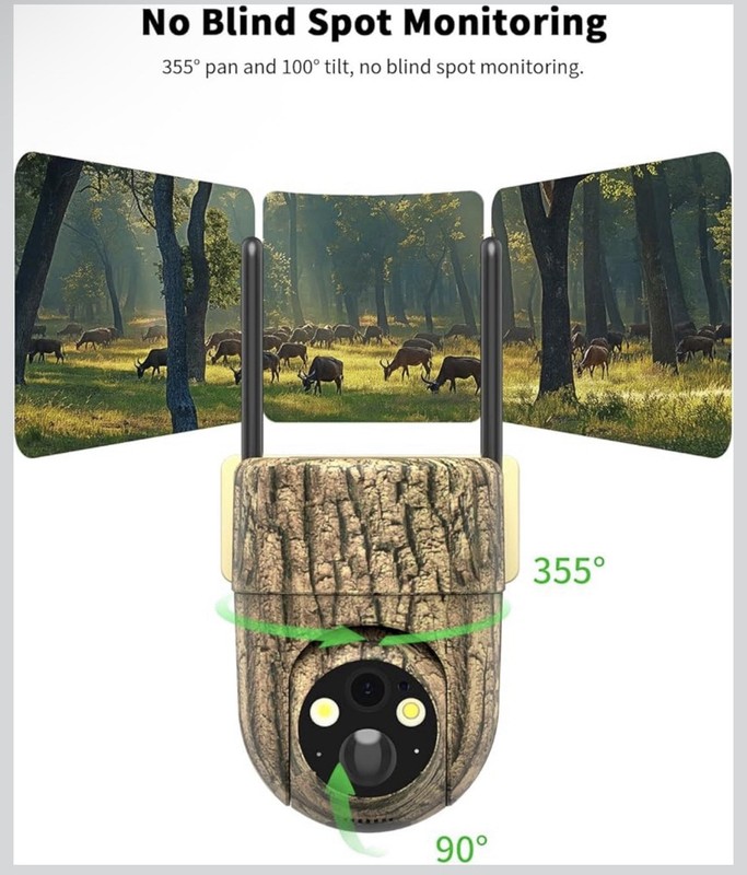 4G LTE Cellular Trail Camera w/ Pre installed SIM card Solar Powered. Set of 2 gallery