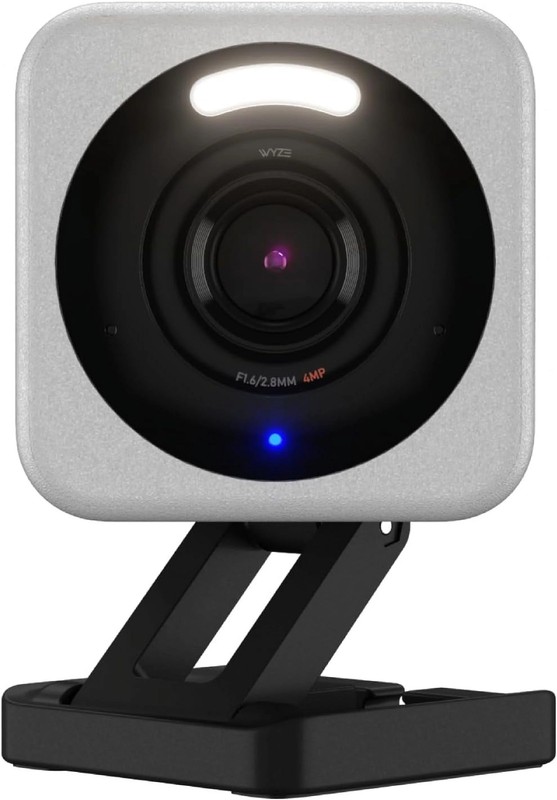 Wyze Cam v4 2.5K QHD Wi-Fi Indoor/Outdoor Smart Home Security Camera with Color