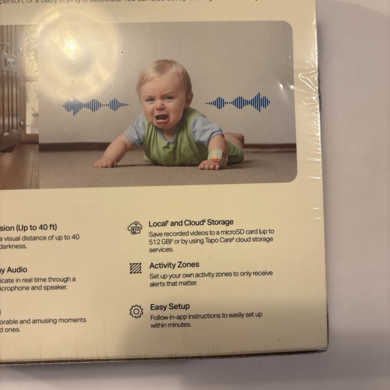 TP-Link Tapo Home Security 1080p Full HD Wi-Fi Camera Black C101 gallery