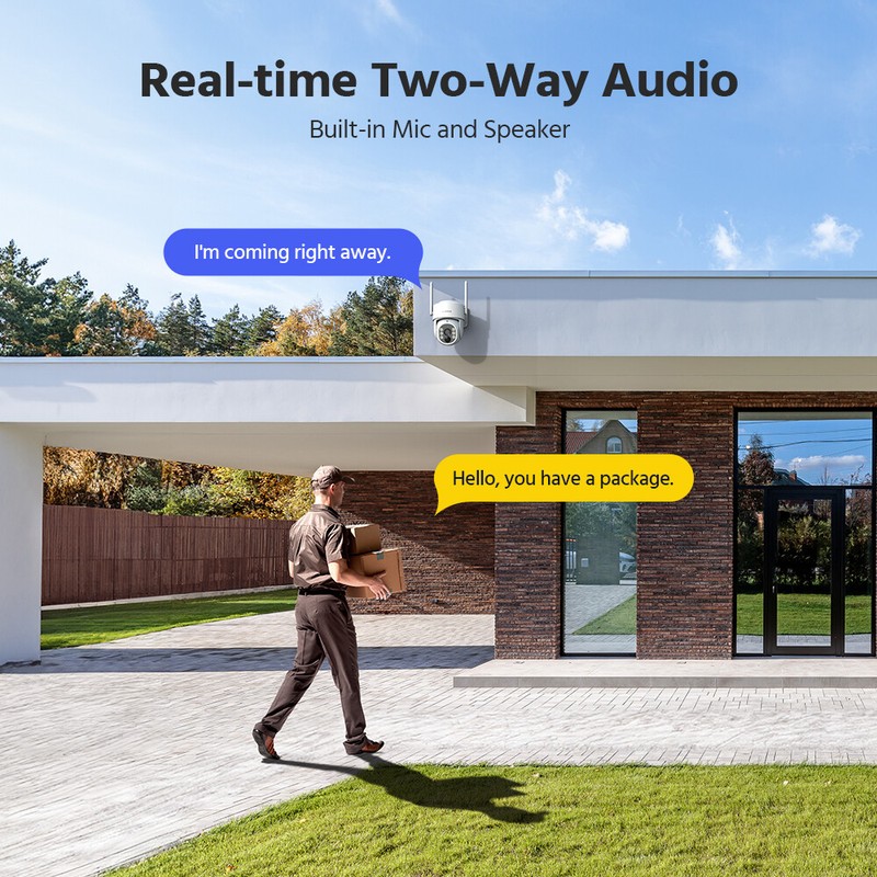 ANNKE Solar Battery Powered Wireless Security Camera WIFI Outdoor Color Night AI gallery