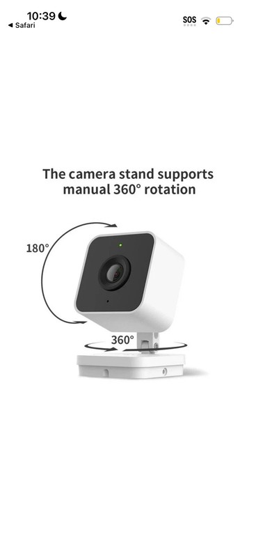 ONN Indoor Camera Wired, 1080p HDR Video, with Google Home and Gemini gallery