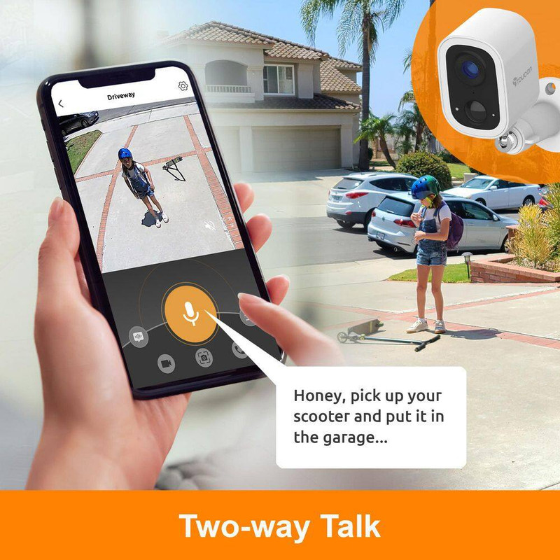 S4 Wireless Battery Operated Li-Ion 2K Security Camera with No Monthly Fee Requi gallery