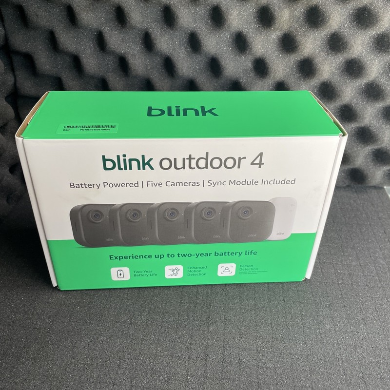 BLINK Outdoor 4 (4th Gen) 5-Camera Security System w/ Sync Module Brand NEW!