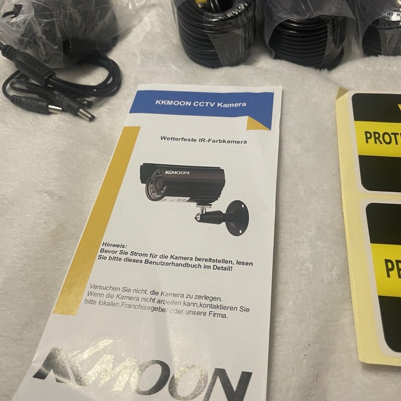 Coaxial High-Definition Four Camera Kit S2096US CCTV Cameras NIB gallery