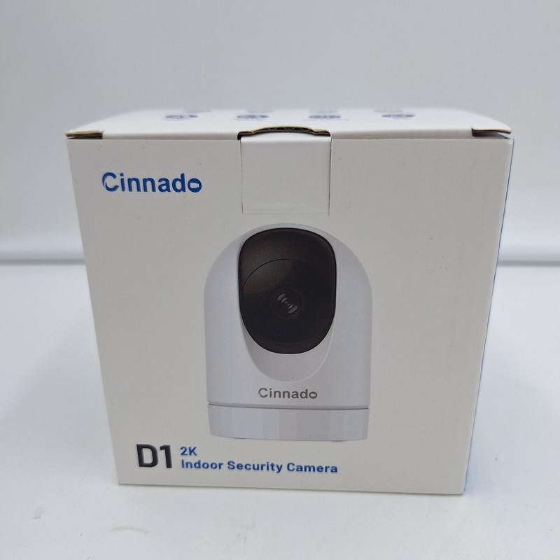 Cinnado D1 2K Indoor Security Camera New Night Vision Audio Pan Tilt Siren