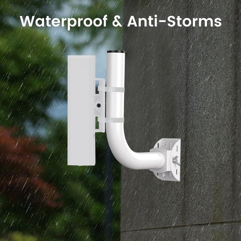 Universal Wireless Bridge Bracket Mount, ubiquiti Wireless Bridge, Pole Mount... gallery
