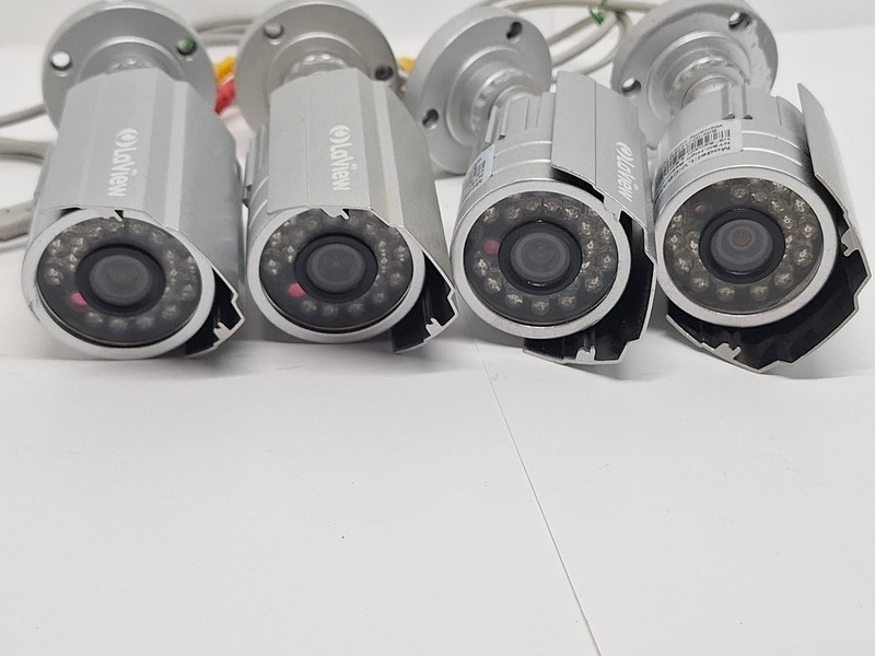 4 LaView Security Cameras LV-CBA2963 Cables and Splitter gallery