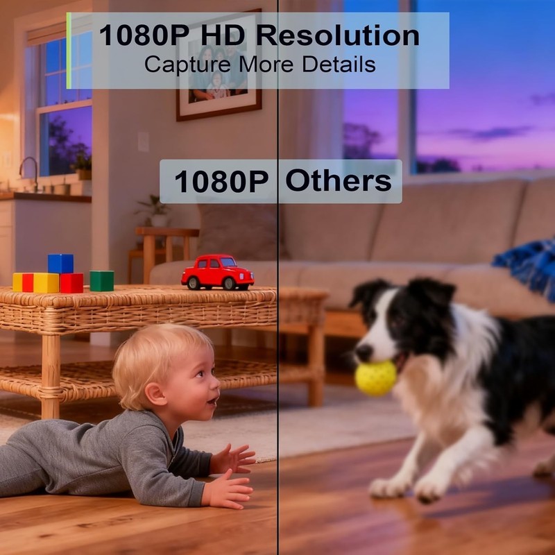 2K HD WiFi Cameras for Home Security, Pet/Dog/Baby Camera Monitor gallery