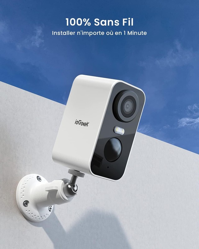 ieGeek 2K Wireless WiFi IP Color Security Camera Outdoor System Battery Powered gallery