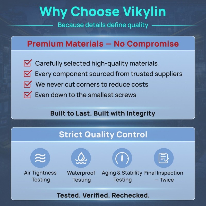 Vikylin 5MP Security IP Camera Full Color POE with Audio CCTV Outdoor IP67 NDAA gallery