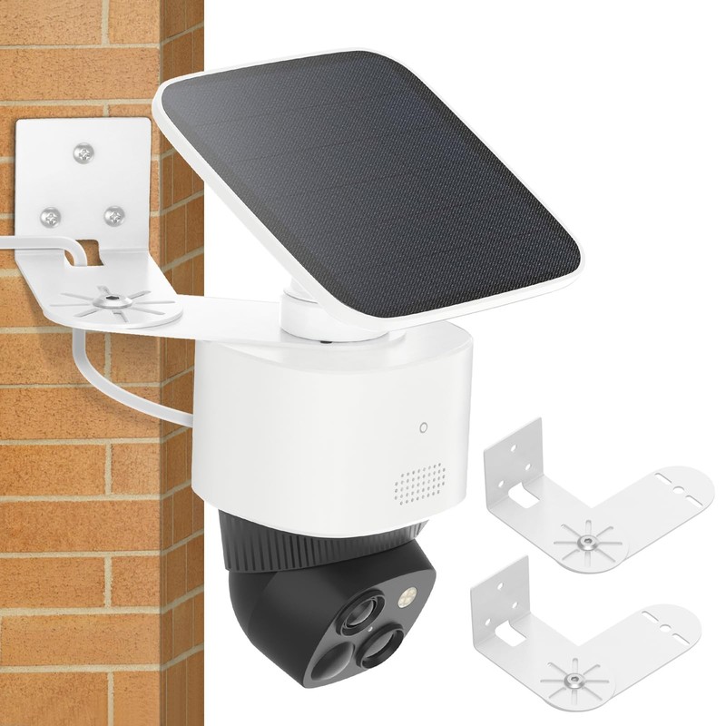 Corner Metal Wall Mount Bracket For Eufy Security SoloCam S340, Blind Spots, 2Pc gallery
