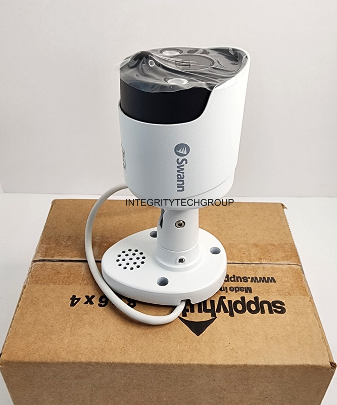 Swann NHD-887MSB Outdoor Wired 4K Ultra HD Bullet Camera Spotlight White, NEW