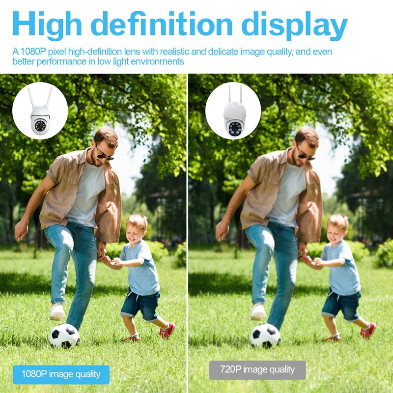 LOT 1-4 PACK 1080P Security Camera System Wireless 2.4G WiFi Camera Night Vision gallery