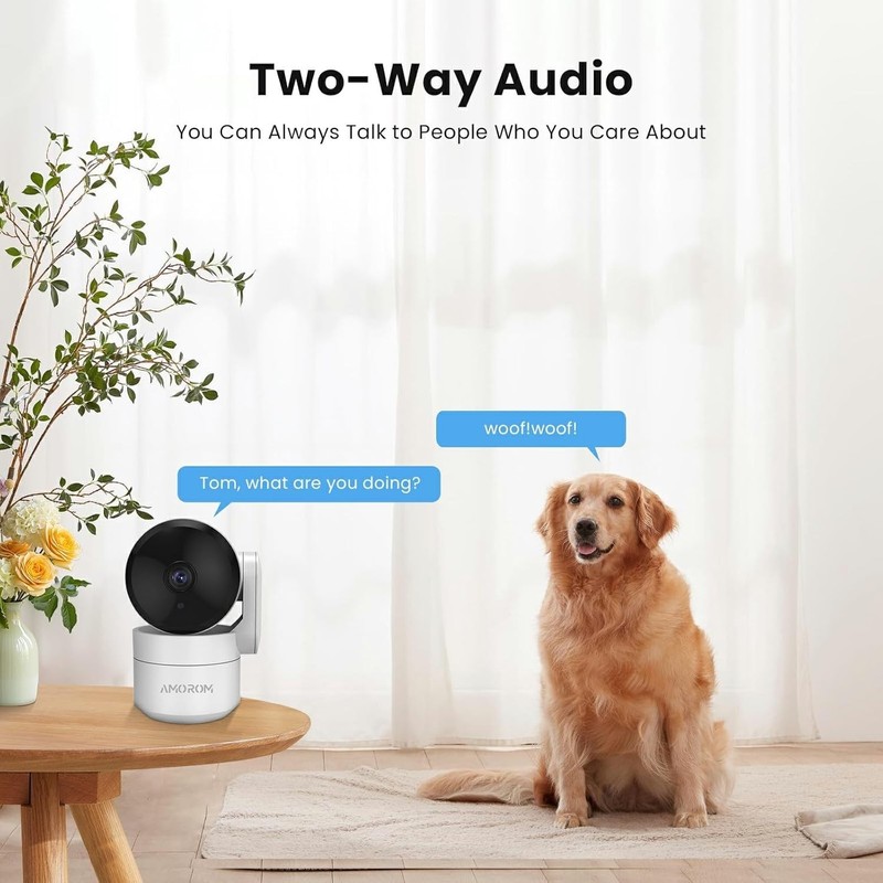 Pet Camera 360° Home Security Cameras, with Pan/Tilt, Night Vision, Motion De... gallery