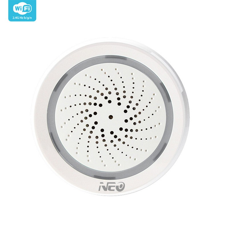 NEO WiFi 3 in 1 Siren with Temperature & Humidity Smart Switch Sensor WiFi Serie