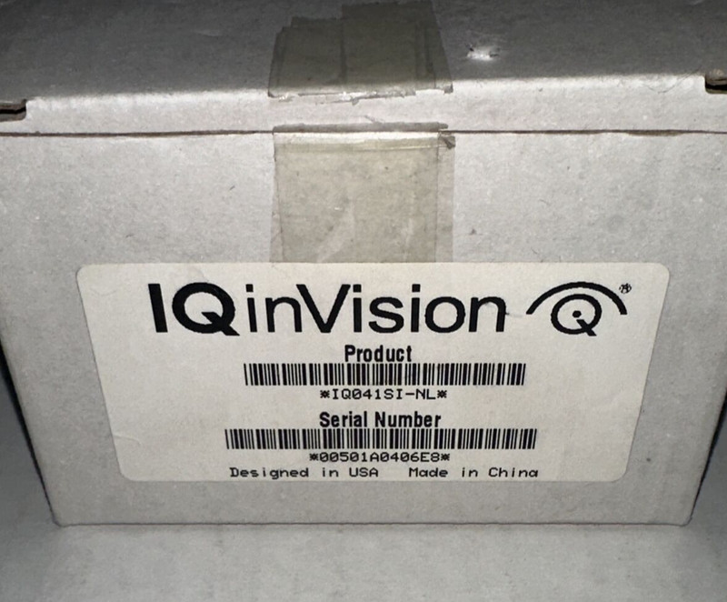 IQeye IQ-041 Security Camera Sealed Box IQ041SI-NI IQinvision NEW NOS gallery