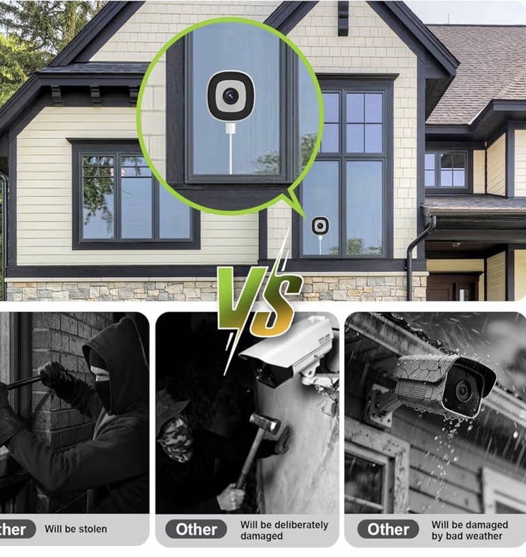 Window Camera for Home Security – 4MP HD Video gallery