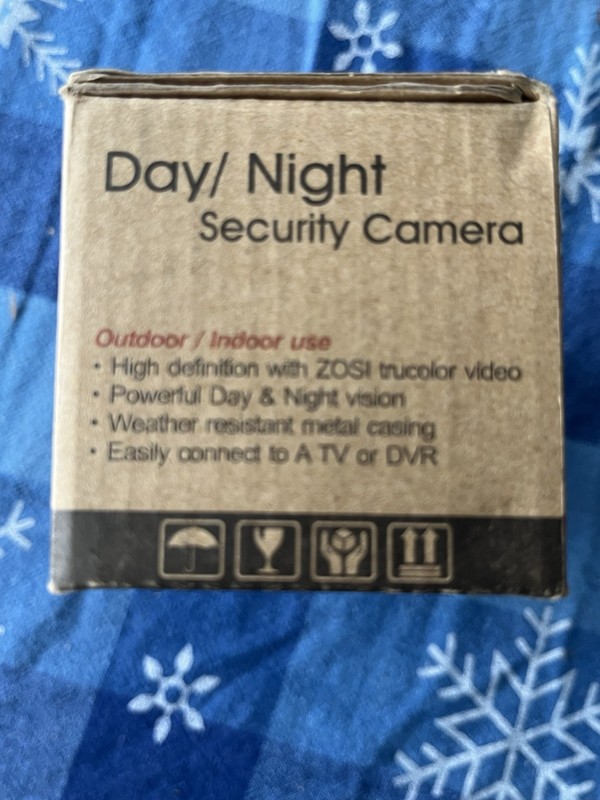 Zosi ZG1126E Black Day/Night Security Camera - Missing Instructions - Open Box gallery